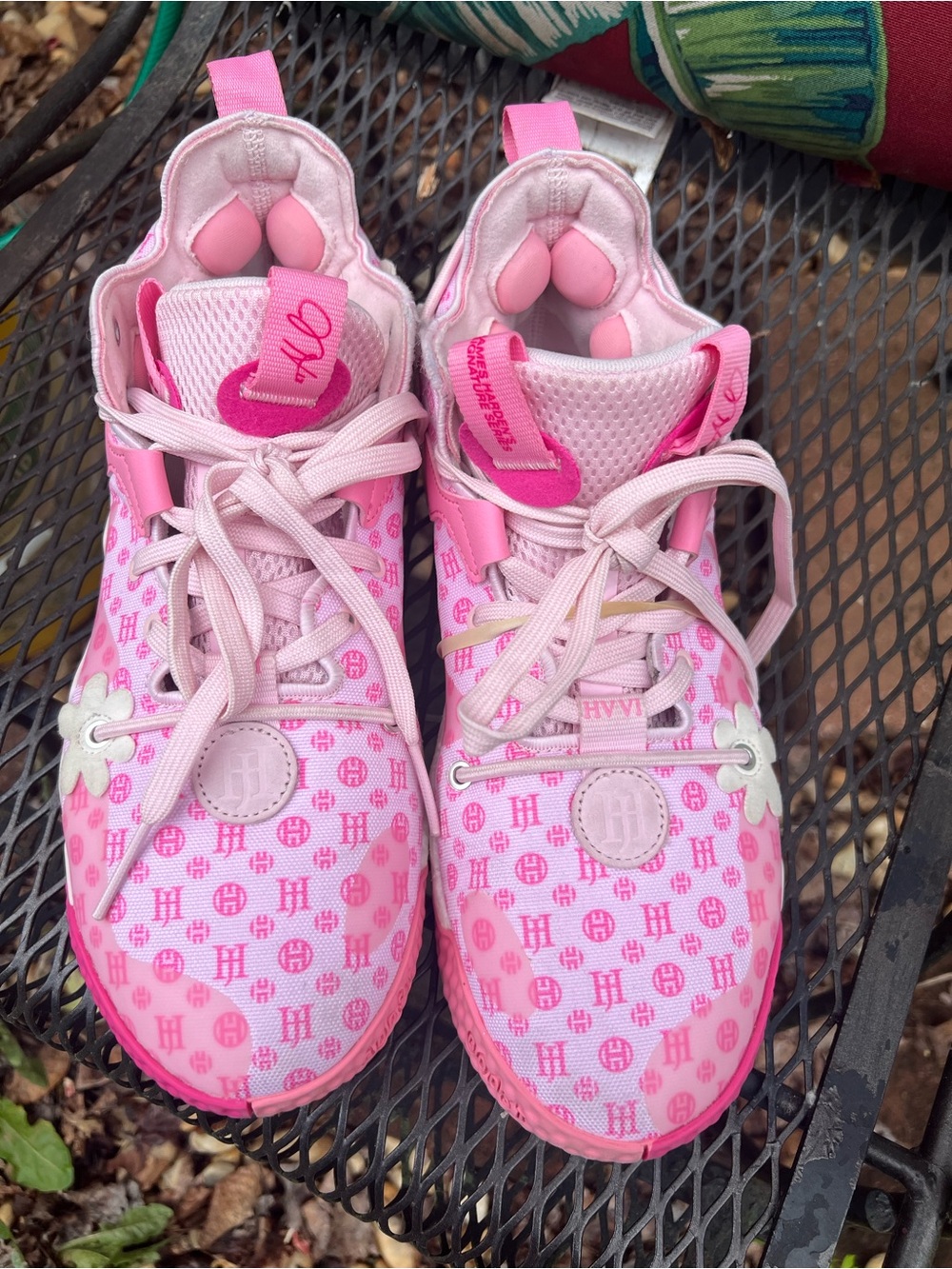 Adidas Harden Vol .6 Monogram Pink GW9033 Men’s basketball shoes Size 9